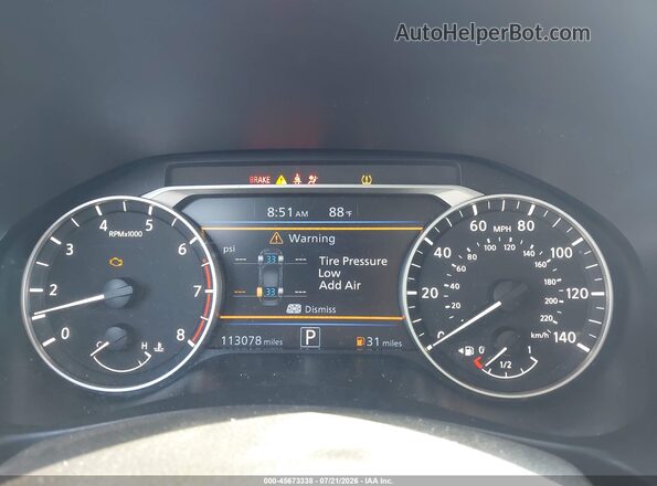 1N4BL4CVXLC232838 2020 NISSAN ALTIMA Silver Rear seats view