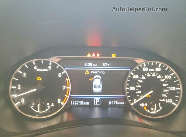 1N4BL4CVXMN300853 2021 NISSAN ALTIMA Black Вид щитка приладів