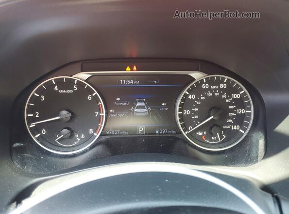 1N4BL4CVXMN369574 2021 NISSAN ALTIMA Orange ხელსაწყოთა პანელის ხედი
