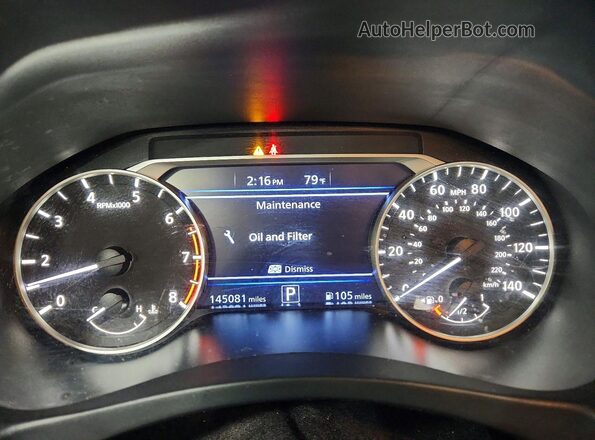 1N4BL4CVXNN318092 2022 NISSAN ALTIMA Silver Вид щитка приладів