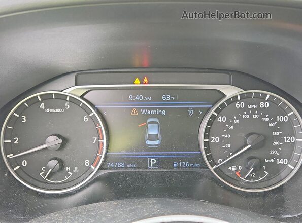 1N4BL4CVXRN403701 2024 NISSAN ALTIMA Black Вид щитка приладів