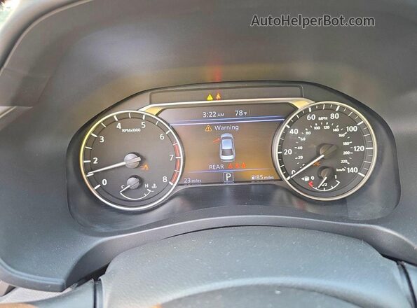 1N4BL4CVXSN419466 2025 NISSAN ALTIMA Blue Вид панелі приладів
