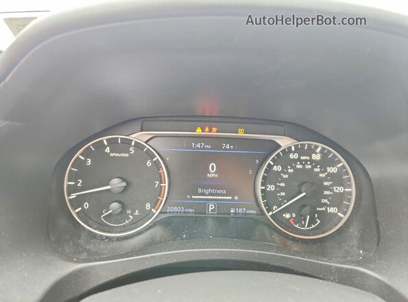 1N4BL4CW1SN355567 2025 NISSAN ALTIMA Black Вид щитка приладів