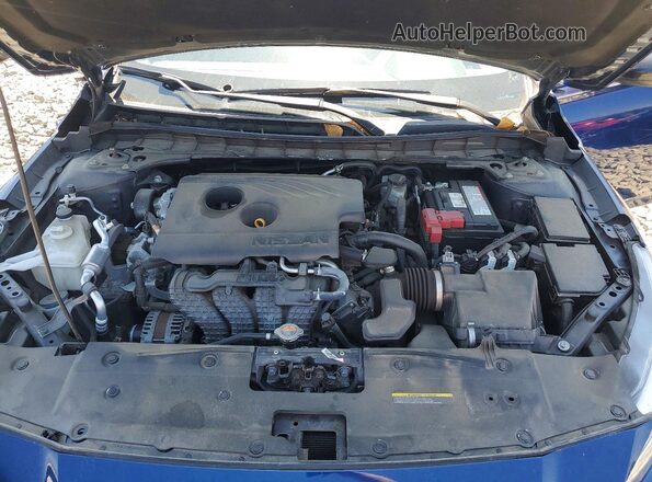 1N4BL4CW2KC254484 2019 NISSAN ALTIMA Blue Vista interior trasera