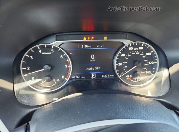 1N4BL4CW2LC253949 2020 NISSAN ALTIMA Charcoal ხელსაწყოთა პანელის ხედი