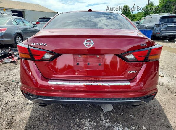 1N4BL4CW2MN391318 2021 NISSAN ALTIMA Красный Вид сзади