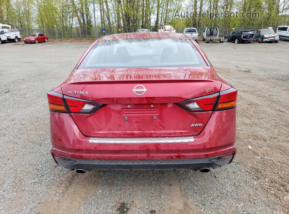 1N4BL4CW2PN336758 2023 NISSAN ALTIMA Maroon უკანა ხედი