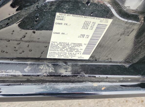 1N4BL4CW2PN361241 2023 NISSAN ALTIMA Black Вид підкапотного простору