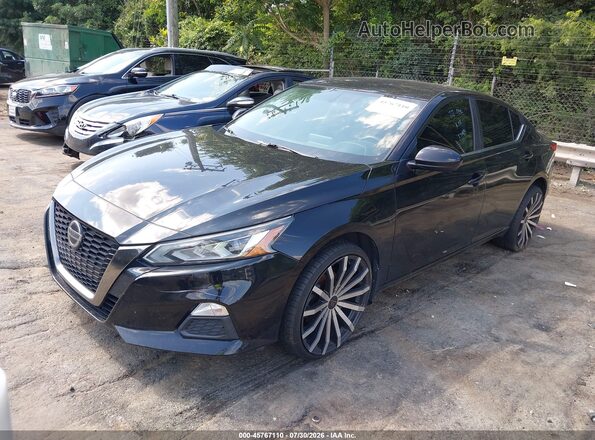 1N4BL4CW3KC143748 2019 NISSAN ALTIMA Black წინა მარცხენა ხედი სამი მეოთხედიდან