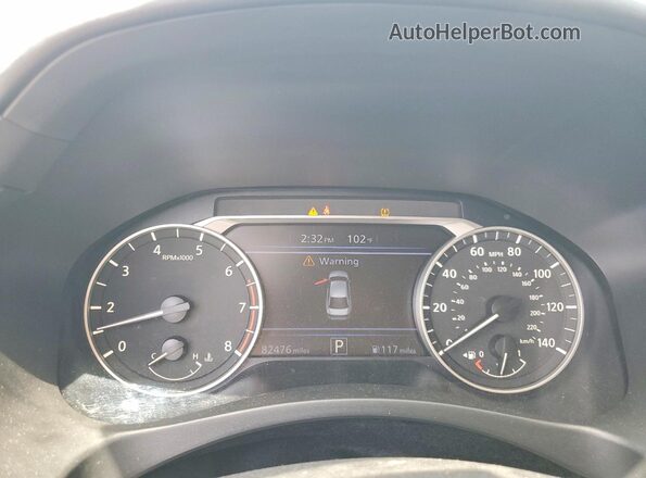 1N4BL4CW3LC259453 2020 NISSAN ALTIMA Silver Вид щитка приладів