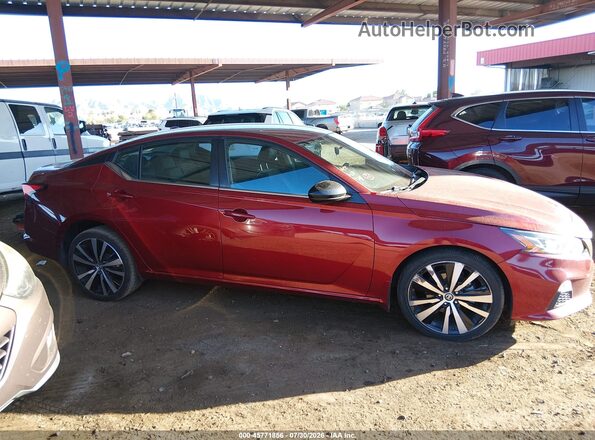 1N4BL4CW6NN327171 2022 NISSAN ALTIMA Red Vista interior trasera