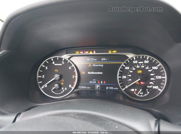 1N4BL4CW8PN308043 2023 NISSAN ALTIMA White უკანა სავარძლების ხედი