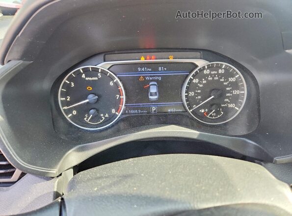 1N4BL4CW9MN419857 2021 NISSAN ALTIMA Red Vista del cuadro de instrumentos