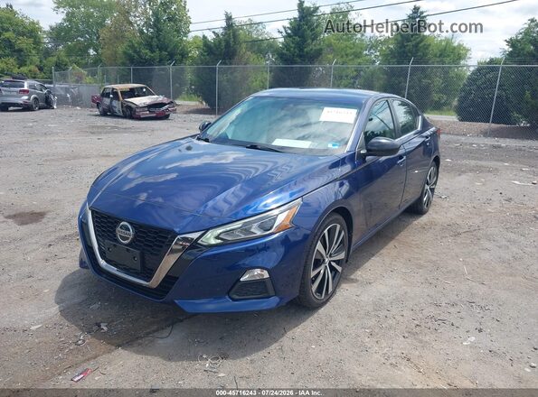 1N4BL4CWXLC190518 2020 NISSAN ALTIMA Blue წინა მარცხენა ხედი სამი მეოთხედიდან