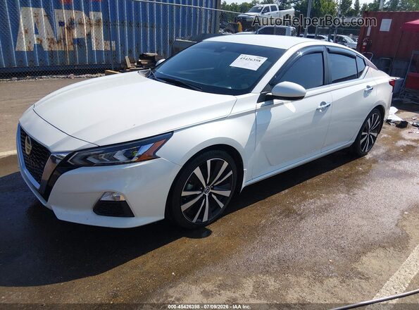 1N4BL4DV0MN346027 2021 NISSAN ALTIMA White Առջևի ձախ երեք քառորդ տեսարան