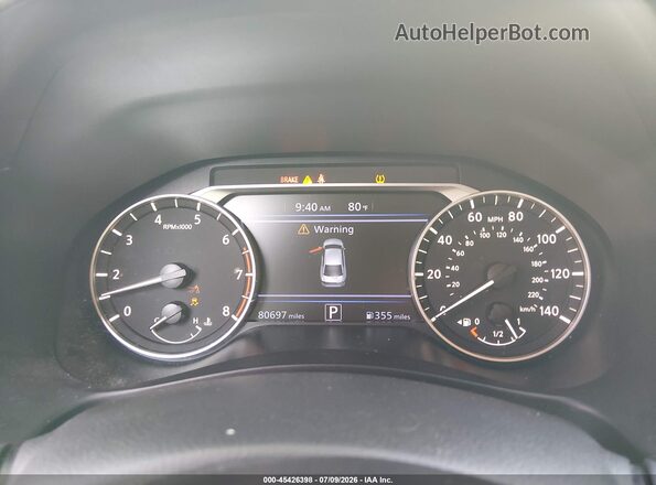 1N4BL4DV0MN346027 2021 NISSAN ALTIMA White Հետևի նստատեղերի տեսք