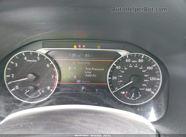 1N4BL4DV0NN310050 2022 NISSAN ALTIMA Silver Widok tylnych siedzeń