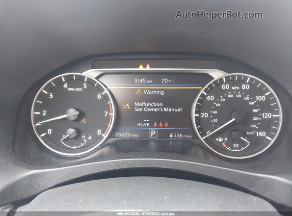 1N4BL4DV0PN386466 2023 NISSAN ALTIMA Gray Widok tylnych siedzeń