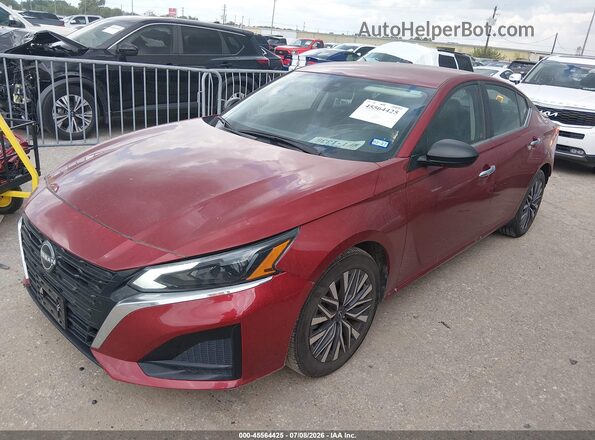 1N4BL4DV0RN355110 2024 NISSAN ALTIMA Red Առջևի ձախ երեք քառորդ տեսարան