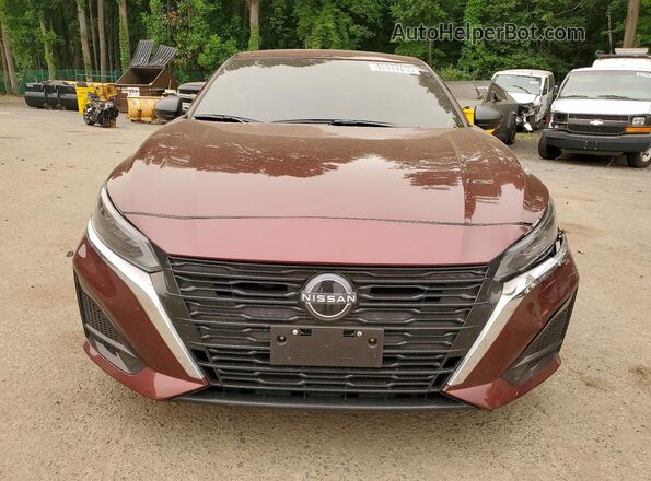 1N4BL4DV0SN365870 2025 NISSAN ALTIMA Maroon წინა ხედი