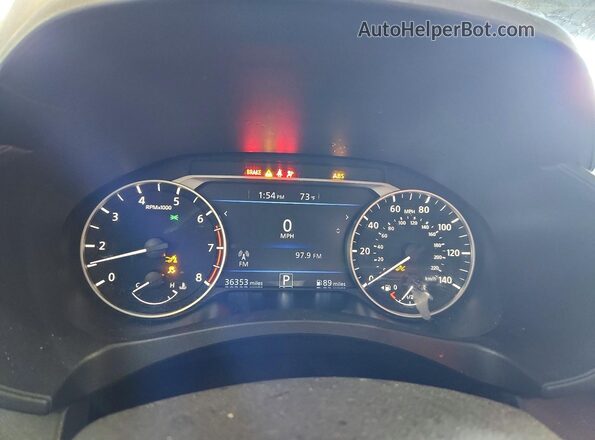 1N4BL4DV0SN398657 2025 NISSAN ALTIMA Black Instrument cluster view