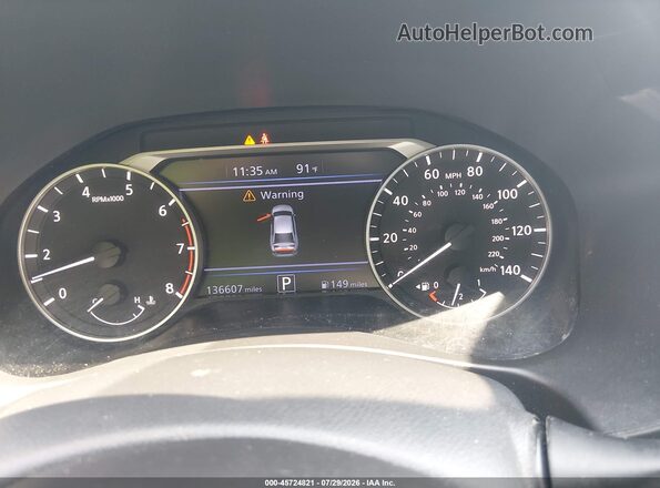 1N4BL4DV1MN385063 2021 NISSAN ALTIMA Серый Вид задних сидений