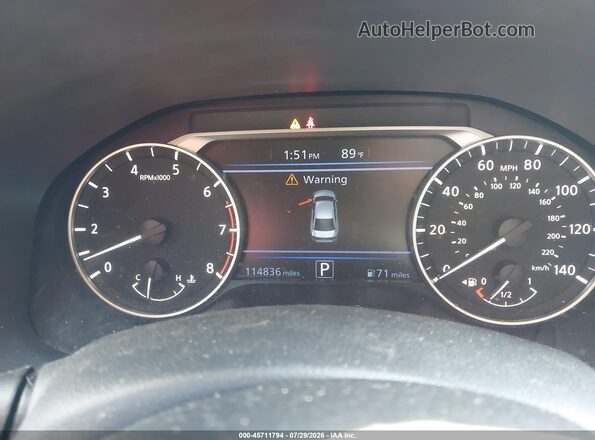 1N4BL4DV1NN368085 2022 NISSAN ALTIMA Blue Հետևի նստատեղերի տեսք