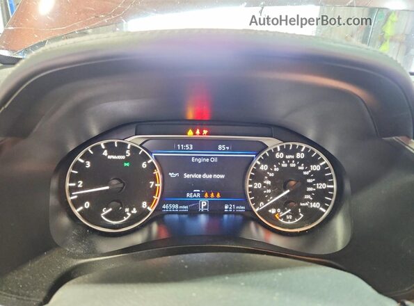 1N4BL4DV1RN310757 2024 NISSAN ALTIMA Maroon Вид щитка приладів