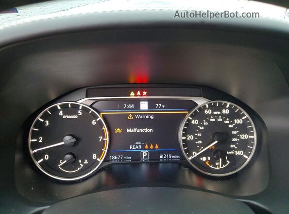 1N4BL4DV1SN334756 2025 NISSAN ALTIMA Black Widok zestawu wskaźników