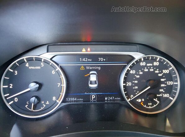 1N4BL4DV1SN432024 2025 NISSAN ALTIMA Black ხელსაწყოთა პანელის ხედი