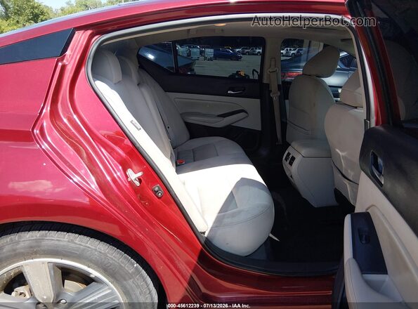 1N4BL4DV2KC110665 2019 NISSAN ALTIMA Red Vista de la etiqueta del VIN