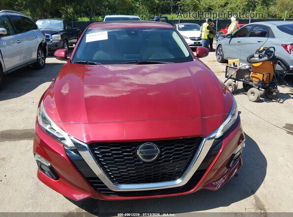 1N4BL4DV2KC110665 2019 NISSAN ALTIMA Red Vista interior trasera