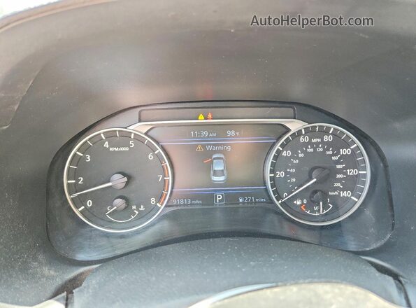 1N4BL4DV2MN337412 2021 NISSAN ALTIMA Silver Widok zestawu wskaźników
