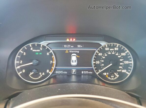 1N4BL4DV2NN403247 2022 NISSAN ALTIMA Silver Widok zestawu wskaźników
