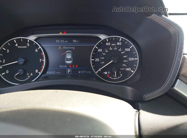 1N4BL4DV2SN323975 2025 NISSAN ALTIMA Бордовый Вид задних сидений