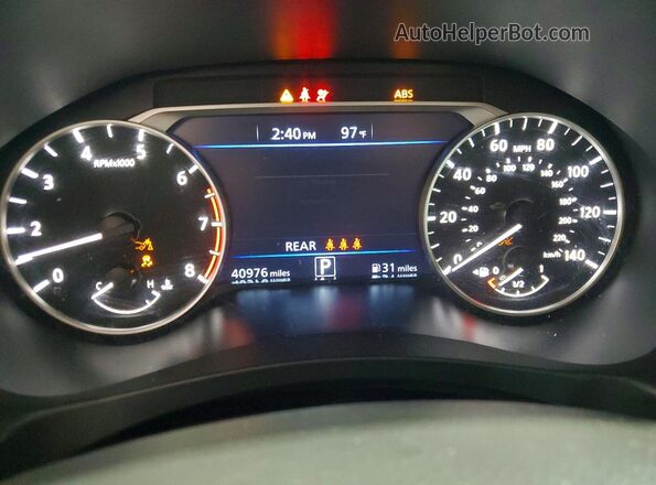 1N4BL4DV2SN375509 2025 NISSAN ALTIMA Black Instrument cluster view