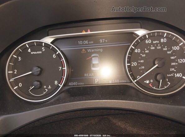 1N4BL4DV2SN390513 2025 NISSAN ALTIMA Black Vista de los asientos traseros