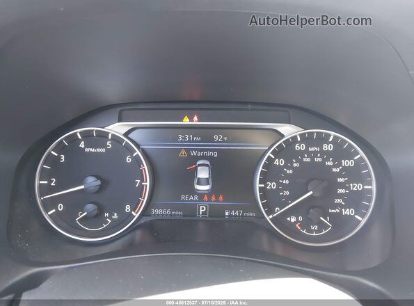 1N4BL4DV2SN401381 2025 NISSAN ALTIMA Gray Հետևի նստատեղերի տեսք