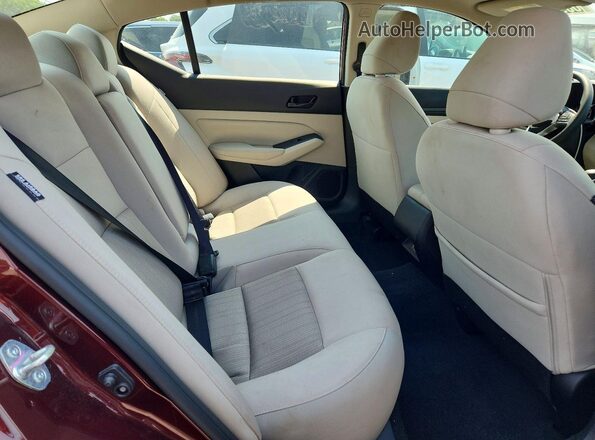 1N4BL4DV2SN403891 2025 NISSAN ALTIMA Burgundy უკანა სავარძლების ხედი