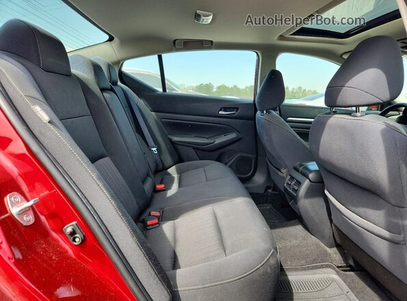 1N4BL4DV3KC113817 2019 NISSAN ALTIMA Red უკანა სავარძლების ხედი
