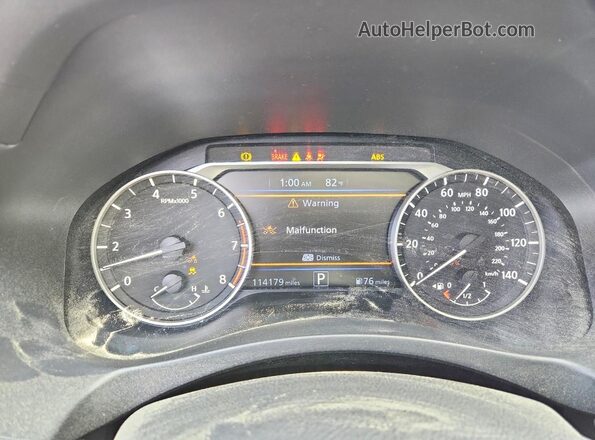 1N4BL4DV3KC113817 2019 NISSAN ALTIMA Red ხელსაწყოთა პანელის ხედი