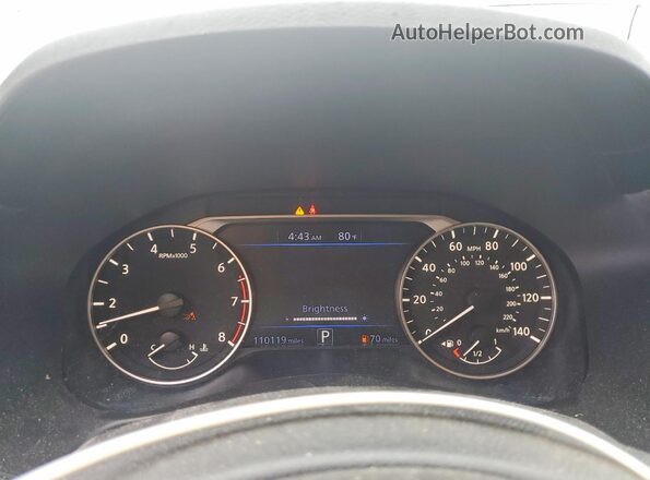 1N4BL4DV3MN308016 2021 NISSAN ALTIMA Gray Vista del cuadro de instrumentos