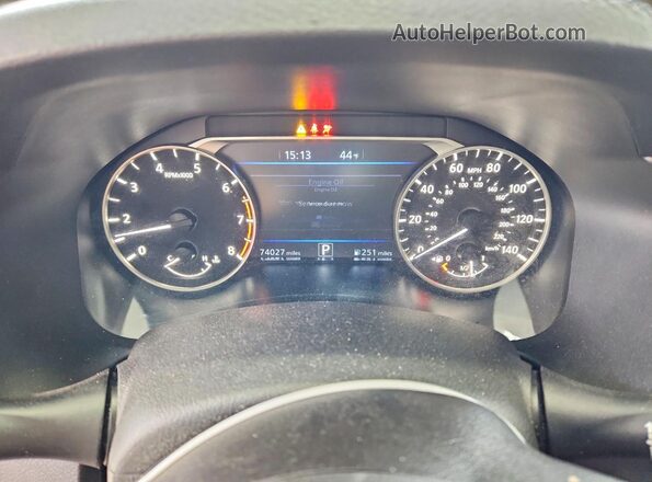 1N4BL4DV3MN337936 2021 NISSAN ALTIMA Gray Вид щитка приладів