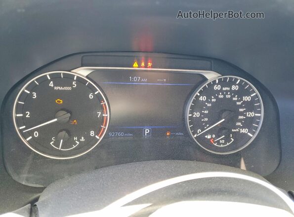 1N4BL4DV3MN387221 2021 NISSAN ALTIMA Black Instrument cluster view