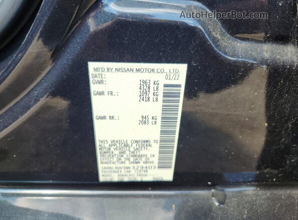 1N4BL4DV3NN329403 2022 NISSAN ALTIMA Gray Вид підкапотного простору