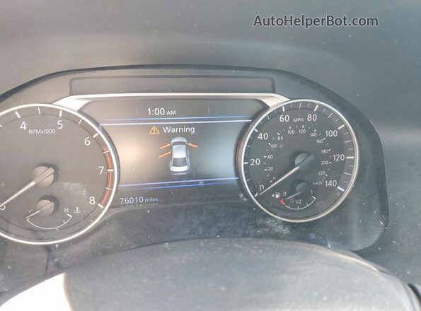 1N4BL4DV3NN390007 2022 NISSAN ALTIMA Black ხელსაწყოთა პანელის ხედი