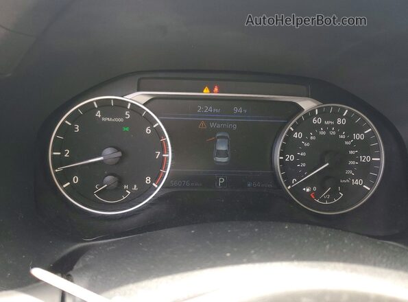 1N4BL4DV3NN409333 2022 NISSAN ALTIMA Silver Widok zestawu wskaźników