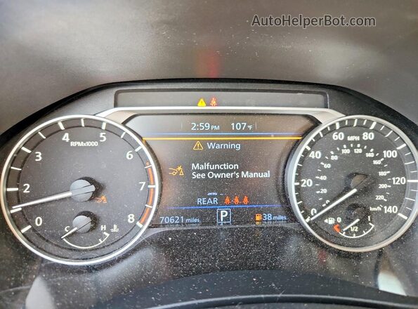 1N4BL4DV3PN369211 2023 NISSAN ALTIMA Black Widok zestawu wskaźników