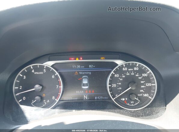 1N4BL4DV3PN421503 2023 NISSAN ALTIMA Burgundy Вид задніх сидінь