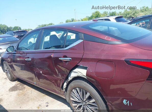 1N4BL4DV3PN421503 2023 NISSAN ALTIMA Burgundy Панорамний вид салону 360°